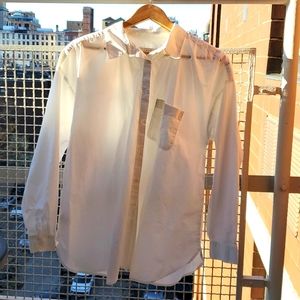 Loft maternity white button up